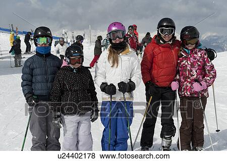 Tourists at ski resort, Whistler, British Columbia, Canada View Large Photo Image Stock Photo - Tourists at ski resort, Whistler, British Columbia, Canada. Fotosearch