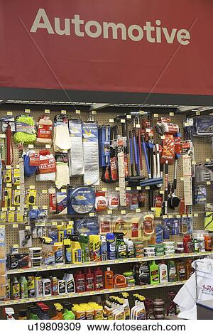Stock Photo - Interior view of a hardware store. Fotosearch