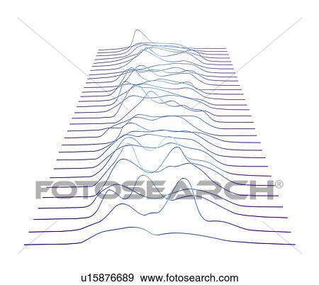 Stock Photo - Abstract line pattern, computer artwork.. Fotosearch
