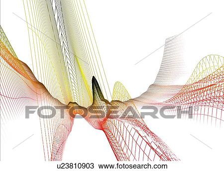 Stock Image - Abstract line pattern.. Fotosearch