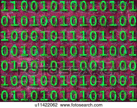 Stock Image - Ageing digital data, conceptual computer artwork.. Fotosearch
