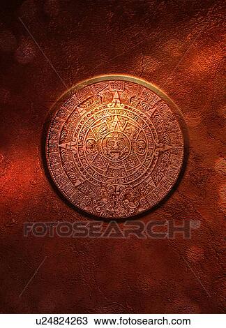 Aztec Sun Stone, computer artwork. This carved stone is also known as the Aztec Calendar Stone. View Large Photo Image Stock Image - Aztec Sun Stone, computer artwork. This carved stone is also known as the Aztec Calendar Stone.. Fotosearch