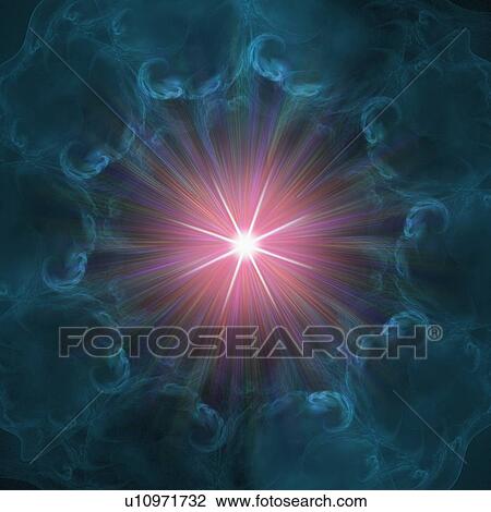 Stock Image - Big Bang, conceptual computer artwork.. Fotosearch