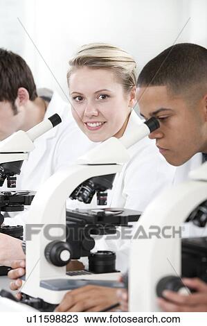 Stock Image - Biology lesson.. Fotosearch