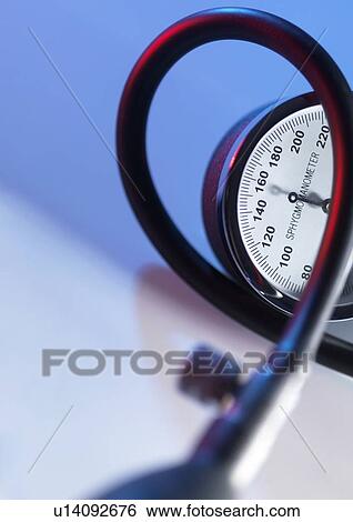 Stock Photograph - Blood pressure gauge.. Fotosearch