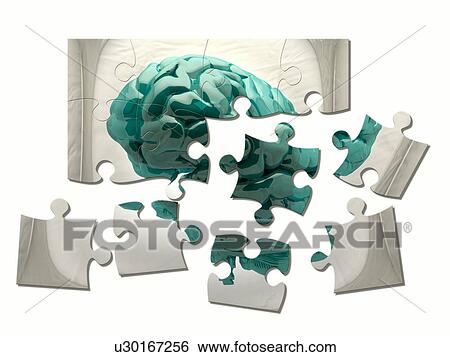 Stock Photograph - Brain analysis, conceptual computer artwork.. Fotosearch