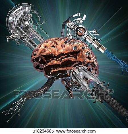 Brain research, conceptual computer artwork. View Large Photo Image Stock Photography - Brain research, conceptual computer artwork.. Fotosearch