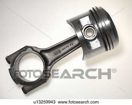 Stock Image - Car engine piston.. Fotosearch