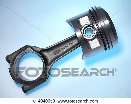 Stock Image - Car engine piston.. Fotosearch