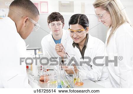 Picture - Chemistry lesson.. Fotosearch