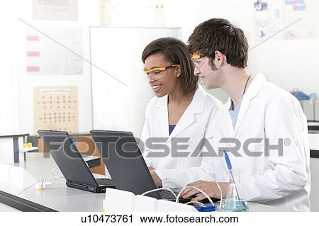 Stock Image - Chemistry lesson.. Fotosearch
