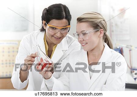 Stock Image - Chemistry lesson.. Fotosearch