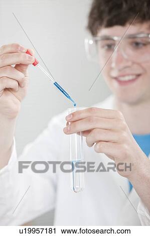 Stock Image - Chemistry lesson.. Fotosearch