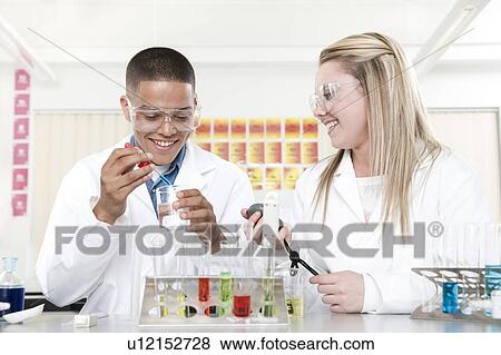 Stock Photo - Chemistry lesson.. Fotosearch