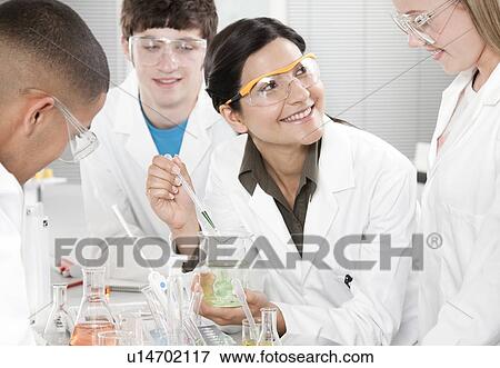 Stock Photo - Chemistry lesson.. Fotosearch