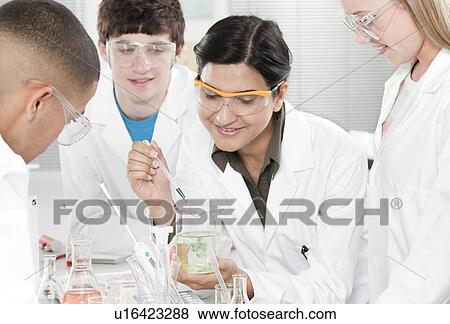 Stock Photo - Chemistry lesson.. Fotosearch
