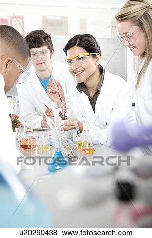 Chemistry lesson. View Large Photo Image Stock Photo - Chemistry lesson.. Fotosearch