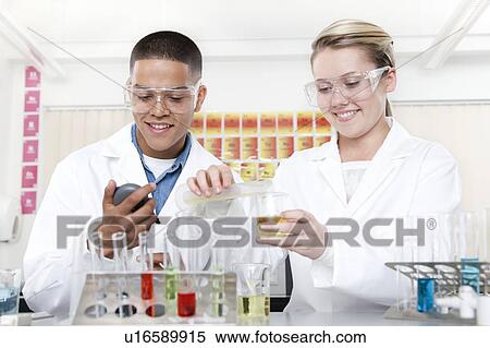 Chemistry lesson. View Large Photo Image Stock Photography - Chemistry lesson.. Fotosearch