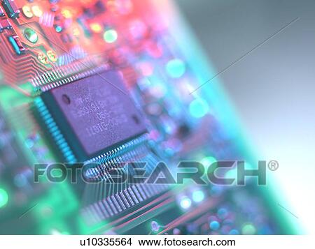 Picture - Circuit board.. Fotosearch