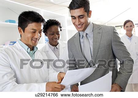 Stock Photograph - Commercialisation of scientific research.. Fotosearch