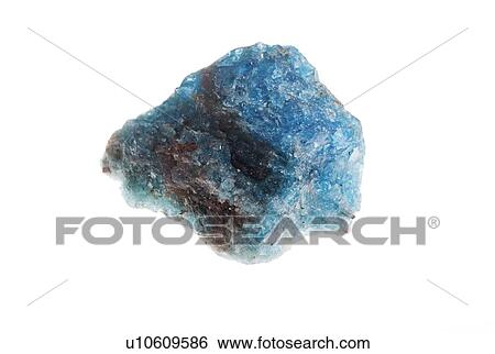 Cutout of a blue apatite gemstone on white background. View Large Photo Image Stock Photograph - Cutout of a blue apatite gemstone on white background.. Fotosearch