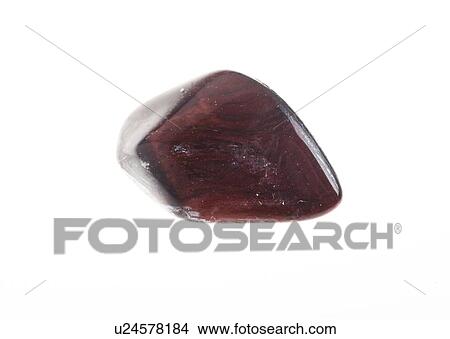 Cutout of a Red Jasper gemstone on white background View Large Photo Image Picture - Cutout of a Red Jasper gemstone on white background. Fotosearch