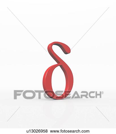 Stock Photo - Delta is the forth letter of the Greek alphabet and is commonly used in mathematices, computer science and earth sciences. In the system of Greek numerals it has a value of 4. The Greek alphabet has an important role in the nomenclature of astronomical bo. Fotosearch