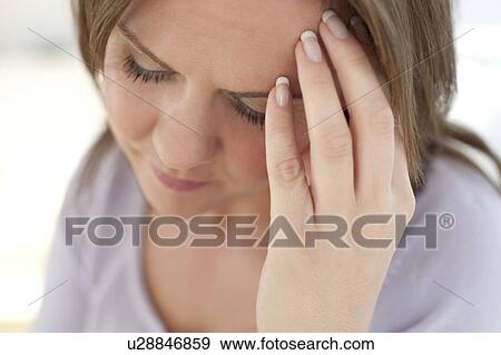 Stock Photo - Depressed woman.. Fotosearch