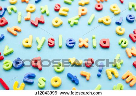 Stock Photograph - Dyslexia, conceptual image.. Fotosearch