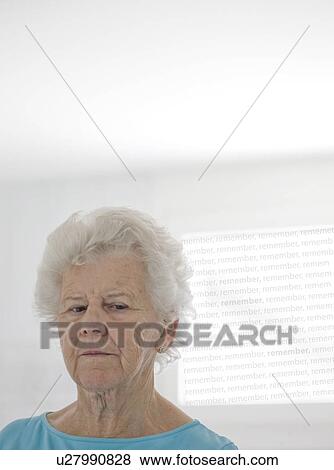 Stock Photo - Elderly woman.. Fotosearch