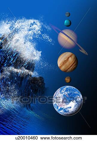End of the World in 2012 conceptual computer artwork. Planetary alignments and tsunami, as predicted by the Maya calendar. View Large Photo Image Stock Image - End of the World in 2012 conceptual computer artwork. Planetary alignments and tsunami, as predicted by the Maya calendar.. Fotosearch