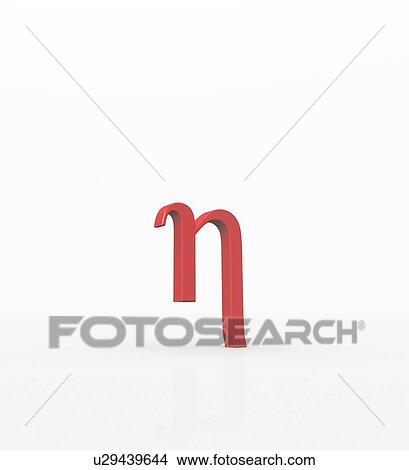 Eta is the seventh letter of the Greek alphabet. In the system of Greek numerals it has a value of 8. The lower-case letter is used as a symbol in many sciences including thermodynamics, chemistry, optics, physics and mathematics. The Greek alphabet has a View Large Photo Image Picture - Eta is the seventh letter of the Greek alphabet. In the system of Greek numerals it has a value of 8. The lower-case letter is used as a symbol in many sciences including thermodynamics, chemistry, optics, physics and mathematics. The Greek alphabet has a. Fotosearch