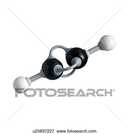 Ethyne molecule. Atoms are represented as spheres and are colour-coded: carbon (black) and hydrogen (white). View Large Photo Image Stock Photo - Ethyne molecule. Atoms are represented as spheres and are colour-coded: carbon (black) and hydrogen (white).. Fotosearch