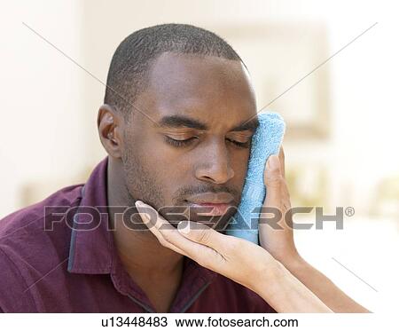 Facial injury. View Large Photo Image Stock Image - Facial injury.. Fotosearch