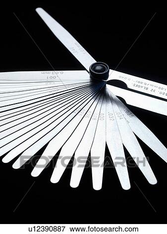 Stock Photo - Feeler gauge.. Fotosearch