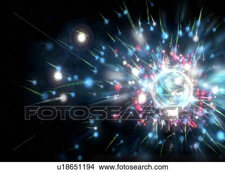 Picture - Fertilisation, conceptual computer artwork.. Fotosearch