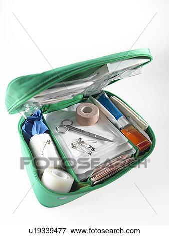 First aid kit. View Large Photo Image Stock Photo - First aid kit.. Fotosearch