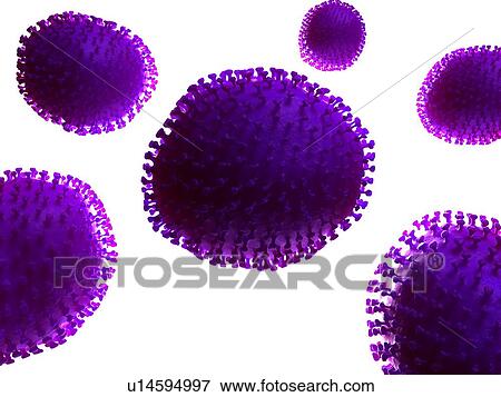 Flu virus, computer artwork. View Large Photo Image Stock Photo - Flu virus, computer artwork.. Fotosearch