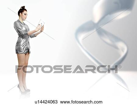 Stock Image - Future technology, conceptual image.. Fotosearch