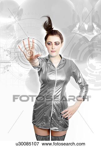 Stock Photo - Future technology, conceptual image.. Fotosearch