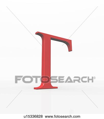 Stock Photo - Gamma is the third letter of the Greek alphabet. In the system of Greek numerals it has a value of 3. The lower-case letter is used widely as a symbol in nuclear physics, relativity theory, thermodynamics, neuroscience and astronomy. The Greek alphabet ha. Fotosearch