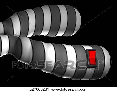 Stock Image - Genetic switch, conceptual computer artwork.. Fotosearch