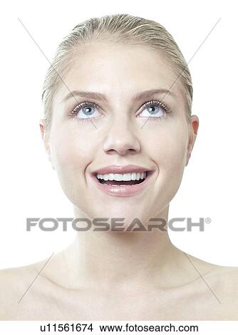 Picture - Happy young woman.. Fotosearch