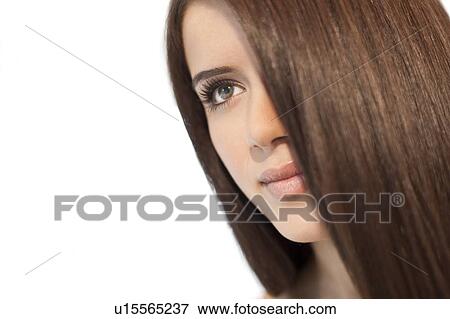 Healthy hair. Teenage girl with healthy shiny hair. View Large Photo Image Stock Photo - Healthy hair. Teenage girl with healthy shiny hair.. Fotosearch