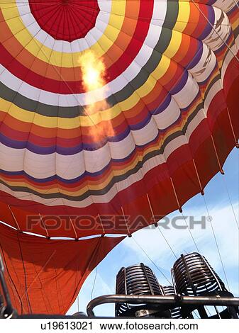 Stock Image - Hot air balloon burner.. Fotosearch