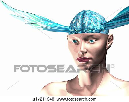 Stock Photo - Idea taking flight, conceptual computer artwork.. Fotosearch