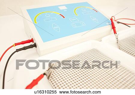 Iontophoresis equipment. View Large Photo Image Stock Photography - Iontophoresis equipment.. Fotosearch