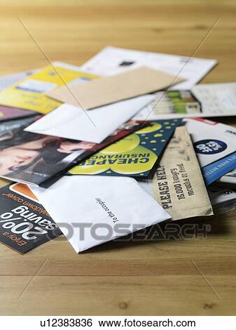 Stock Photograph - Junk mail.. Fotosearch