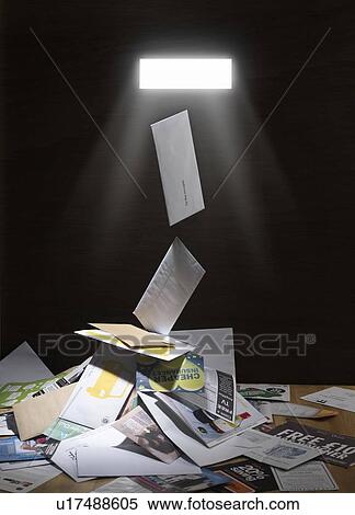 Junk mail. View Large Photo Image Stock Photography - Junk mail.. Fotosearch