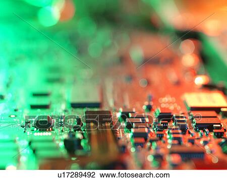 Stock Image - Laptop circuit board.. Fotosearch